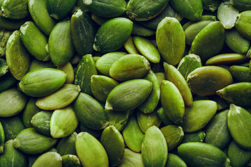 Green Pumpkin Seeds Background