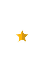 star flat icon vector