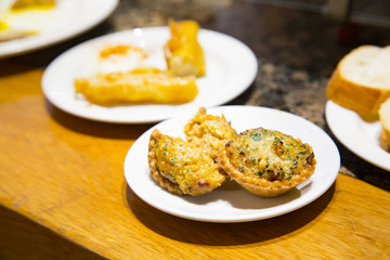 Foods in the bar,Basque region