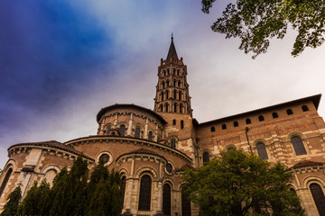 Fototapeta na wymiar Toulouse Basilique Saint Sernin