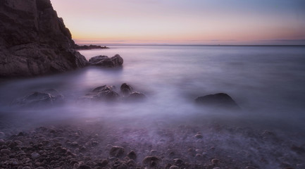 Donkey Rock at Rotherslade Bay
A long exposure used on the beautiful coastline of Rotherslade Bay, taken to the right of Donkey Rock on the Langland bay side.