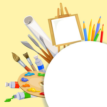 tools artist background
