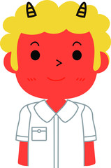 15_Akaoni gakusei (Red Demon student) stand.eps