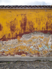 Rustic Painted Wall - Antiqua, Guatemala