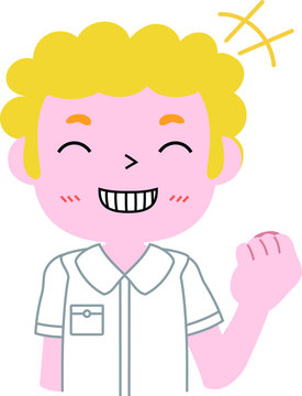 7_Blonde Western male student laugh.eps