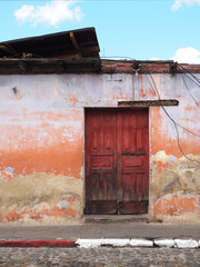 Rustic Colonial Doorway - Antiqua, Guatemala