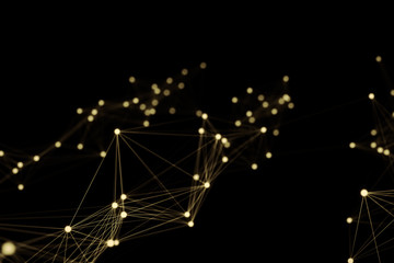 Abstract network connection background