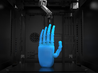 3d printer with object