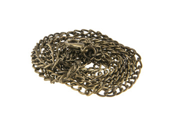 watch chain isolated on white background