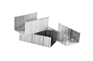 staples for stapler isolated on white background