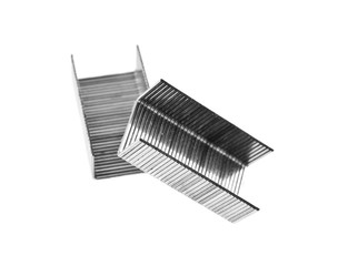 staples for stapler isolated on white background