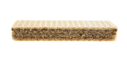 waffles isolated on white background