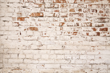 texture of old brick wall as background