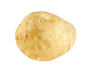 potatoes isolated on white background