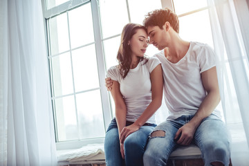 Couple in bedroom