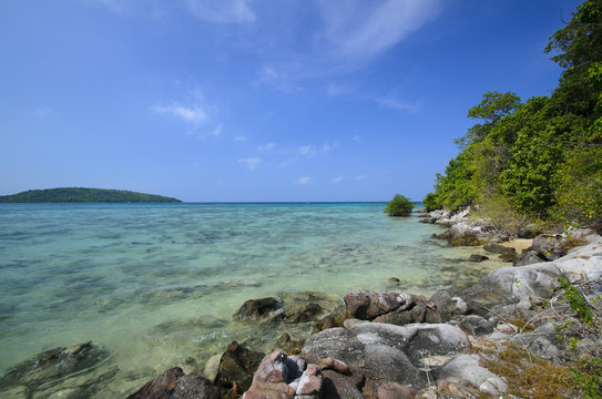 Barakuda beach at Karimun Jawa Island, Indonesia