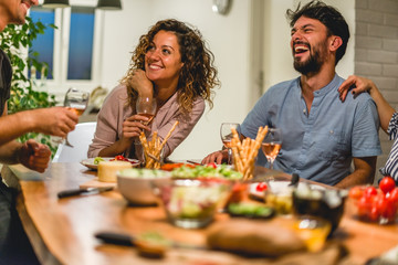 Having fun with my friends