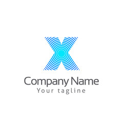 X LETTER LOGO TEMPLATE