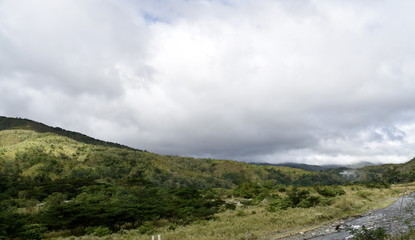 Road view from Santiago city to Manila