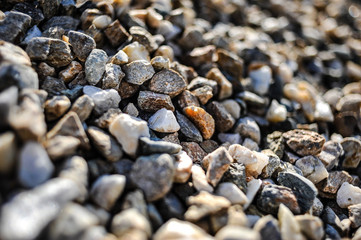 Gravel pit on a sunny day