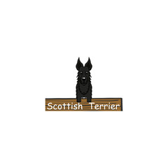 Scottish Terrier cartoon dog icon