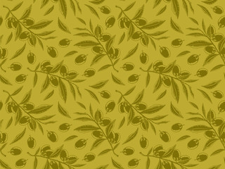 Olives pattern vintage style 4
