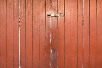 Vintage wood door for background. In morning.
