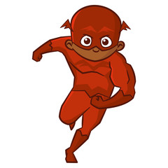 Superhero boy Cartoon character