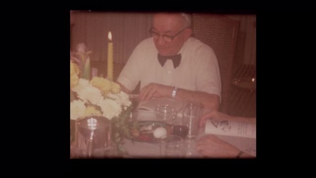 1969 Youngest son reads the four questions at Passover seder