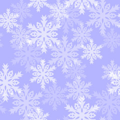 Seamless pattern with with snowflakes. Background for gift wrapping. Decoration fabric. Wallpaper design