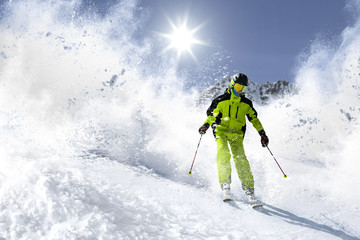 winter skier 