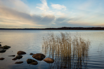 Mamry lakr near  Wegorzewo, Masuria, Poland