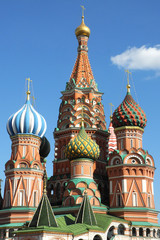 Fototapeta na wymiar Details of Moscow on sunny day