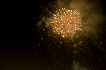 Fireworks at the festival.