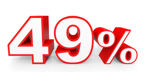 Forty nine percent off. Discount 49 %.