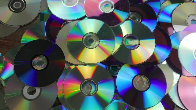 CD thrown in pile