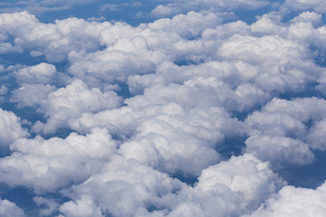 Des nuages vues d'en haut