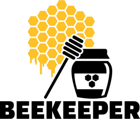 Beekeeper honeycomb and honeypot job title