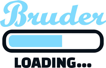 Brother loading german word blue