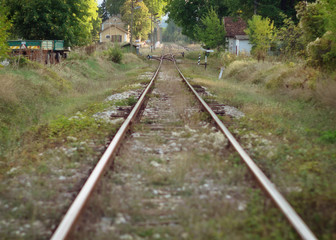 Obraz premium Train station