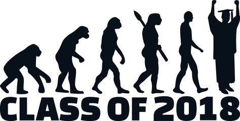 Class of 2018 evolution graduation