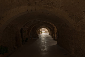 Fototapeta premium Miasto Peratallada w prowincji Girona
