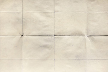 Old crumpled sheet of paper, texture background