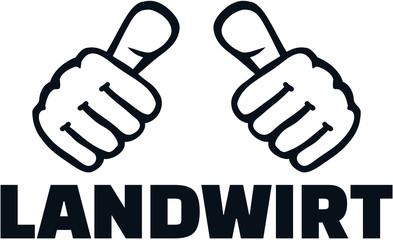 Farmer with thumbs german male