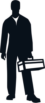 Janitor silhouette toolbox
