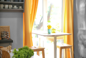 Interior of modern kitchen