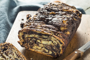 Sweet Homemade Chocolate Babka Bread