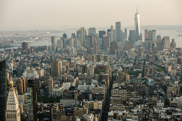 Skyline of New York City.