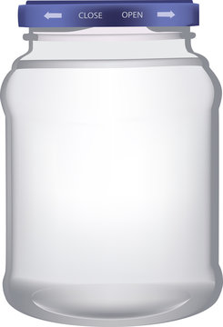 vasetto di vetro con coperchio sterilizzato per marmellate