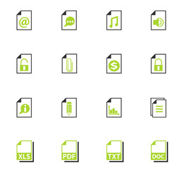 document icon set